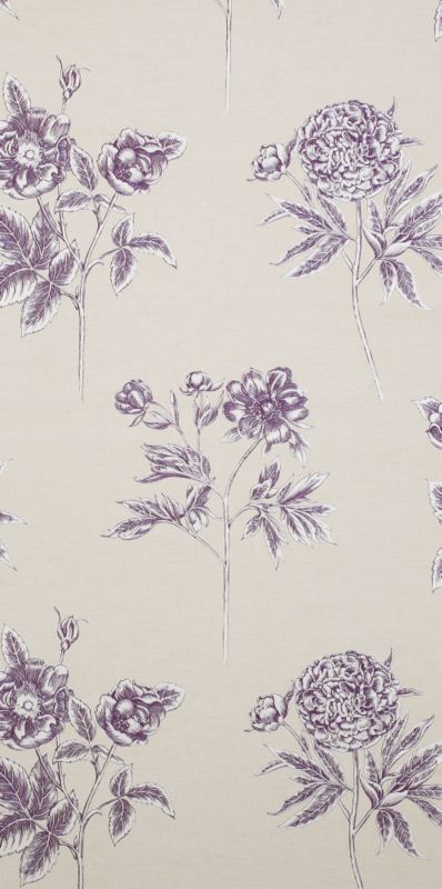Fired Earth Wallcovering Annabel Plum 10m 19069