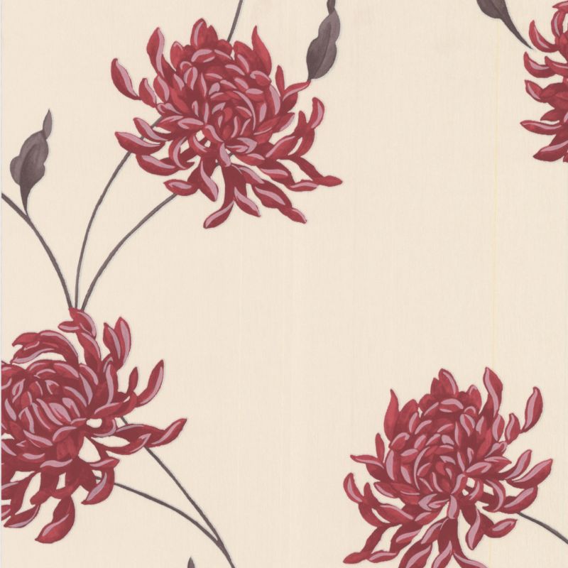 Fresco Eve Wallcovering Red/Beige 10m 19871