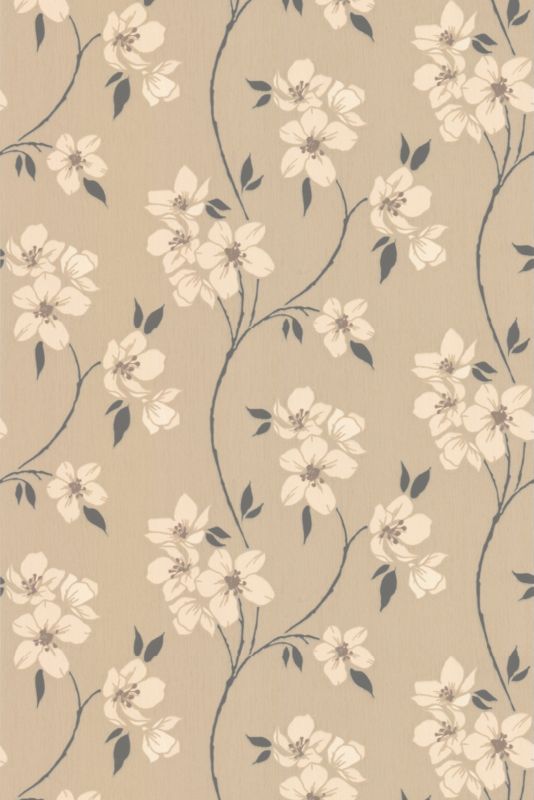 Mia Wallcovering Taupe 10m