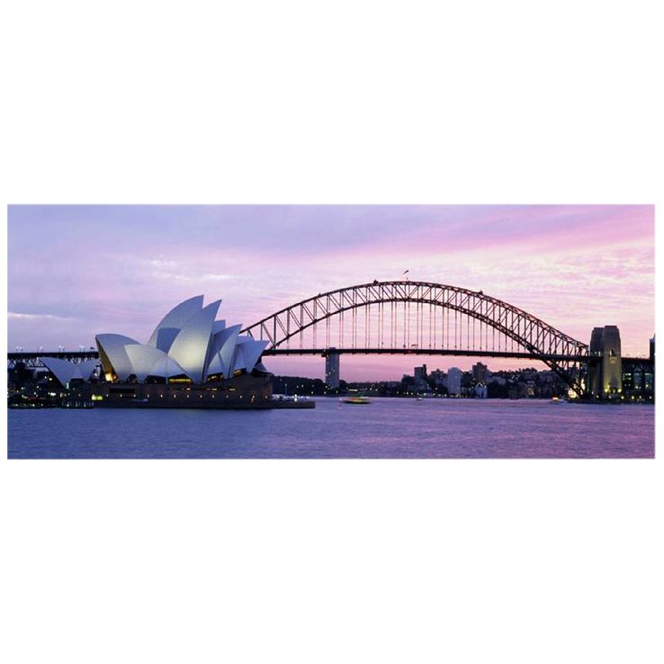 Sydney Harbour Printed Canvas Multicoloured 90x30cm