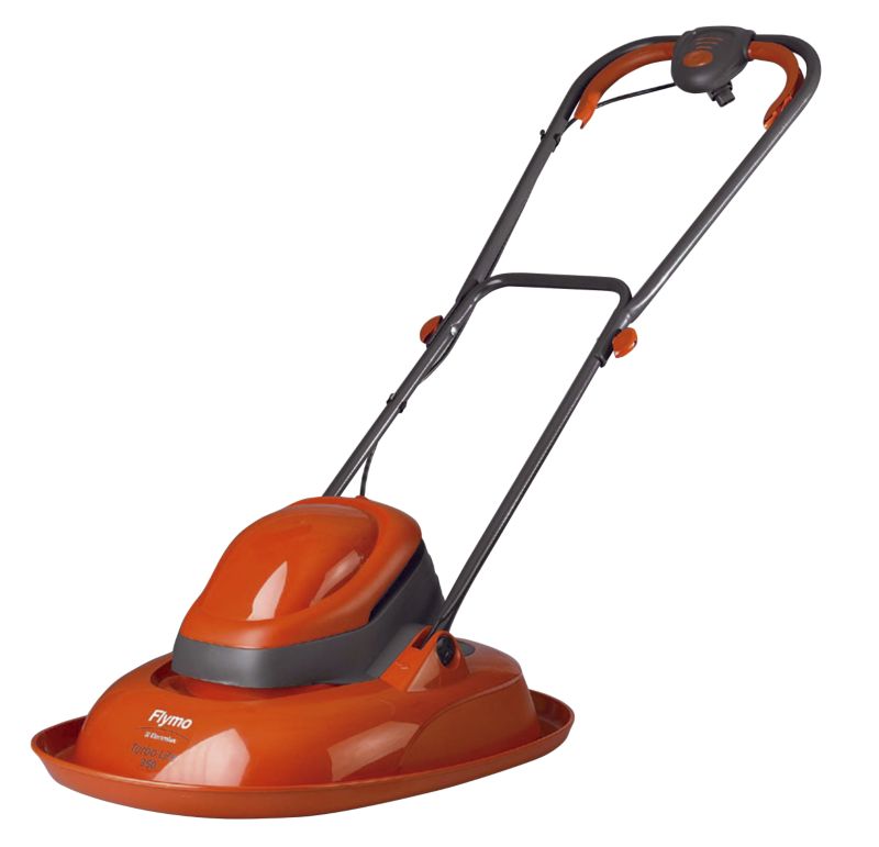 Flymo Electric Hover Mower Turbo Lite 350 OrangeGrey 1400w 35cm