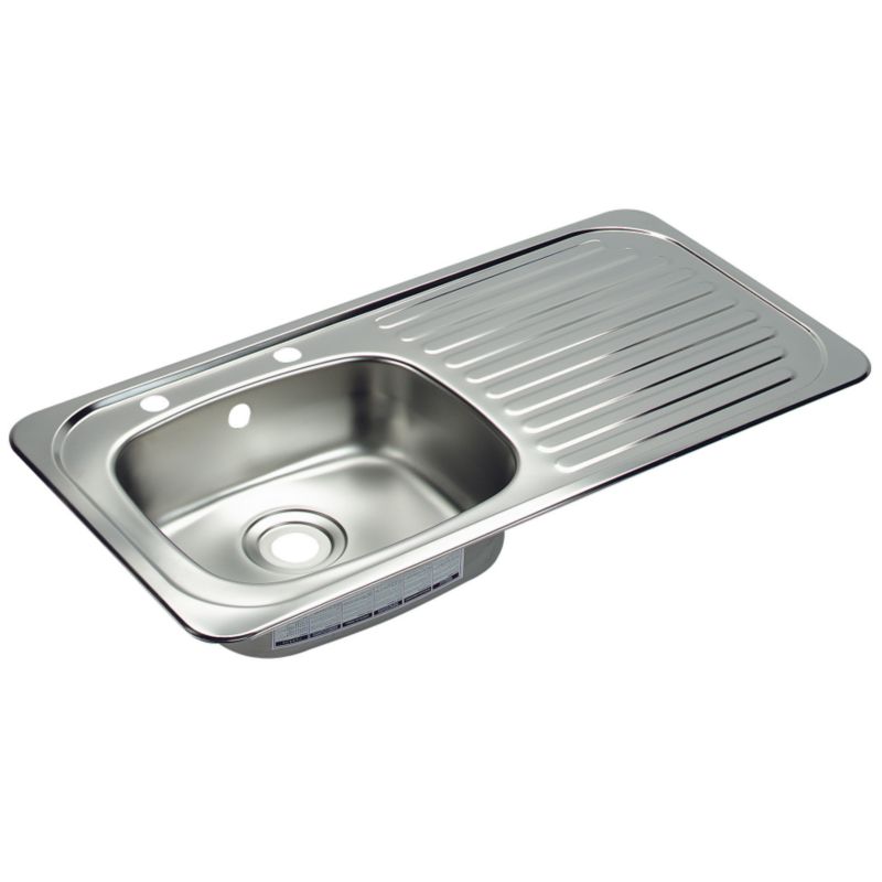 Alternative image for Utility Inset 1.0 Bowl Right Hand Drainer Stainless Steel