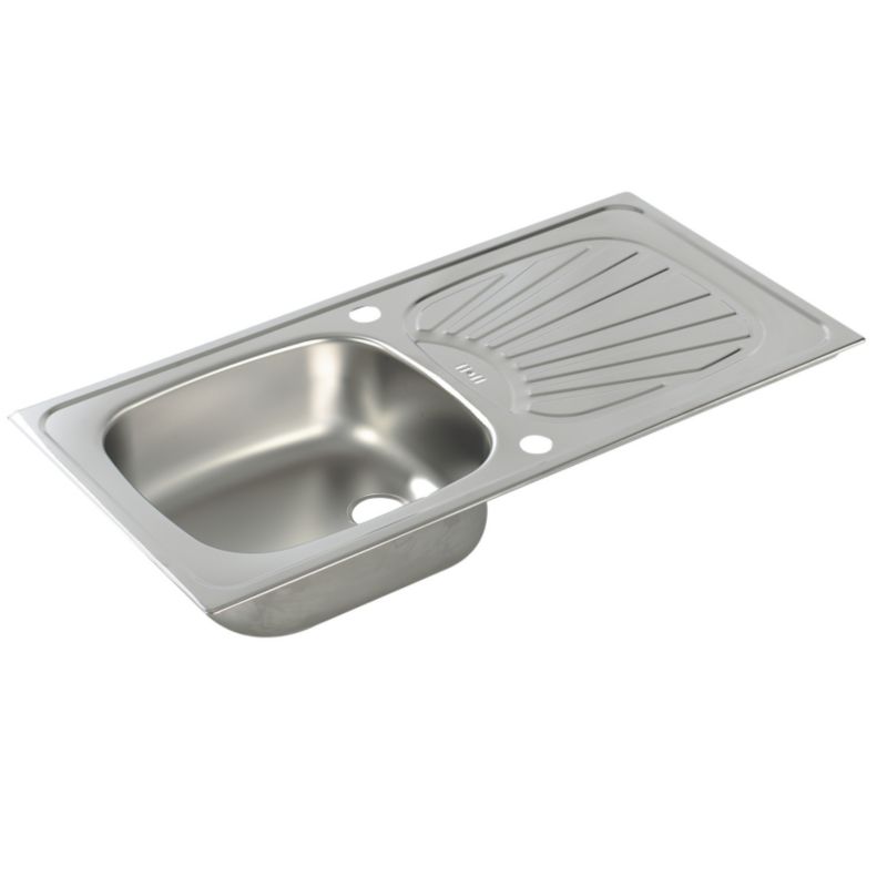 Utility Inset Space Saver Reversible 1.0 Bowl Stainless Steel
