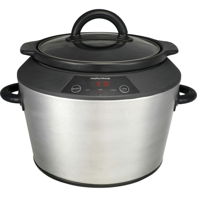 Morphy Richards 5L Stainless Steel Digital Slow Cooker 48724