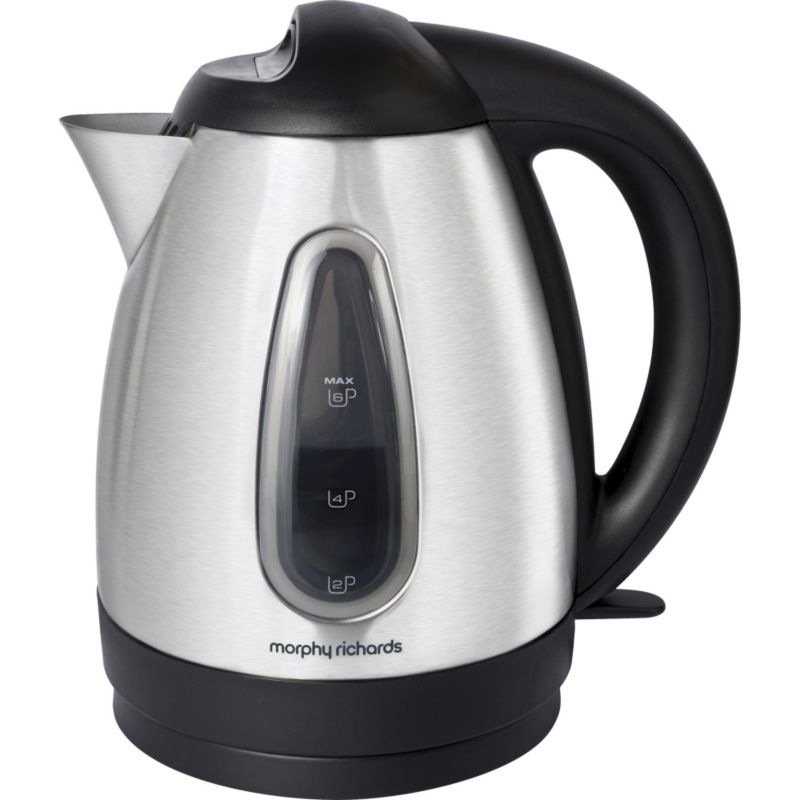 Morphy Richards Essentials Brushed Stainless Steel Jug Kettle 43024