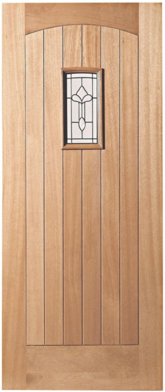 Freedom Croft Hardwood Door Set Night Latch and Dead Bolt Right Hand (H)1981 x (W)838 x (D)44mm