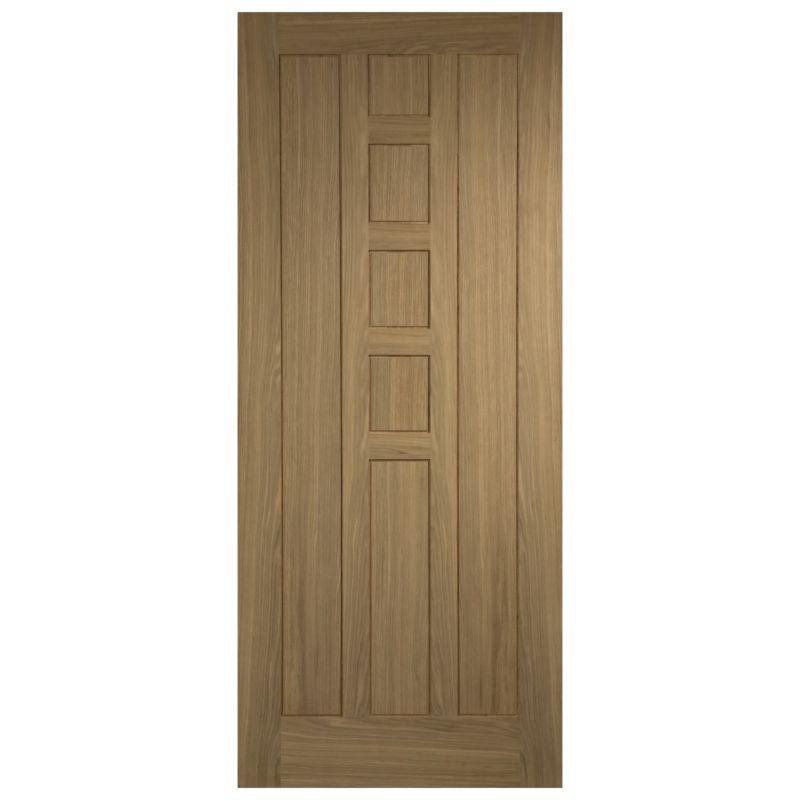 Medway Panelled Oak Veneer Exterior Door H1981 x W838 x D44mm