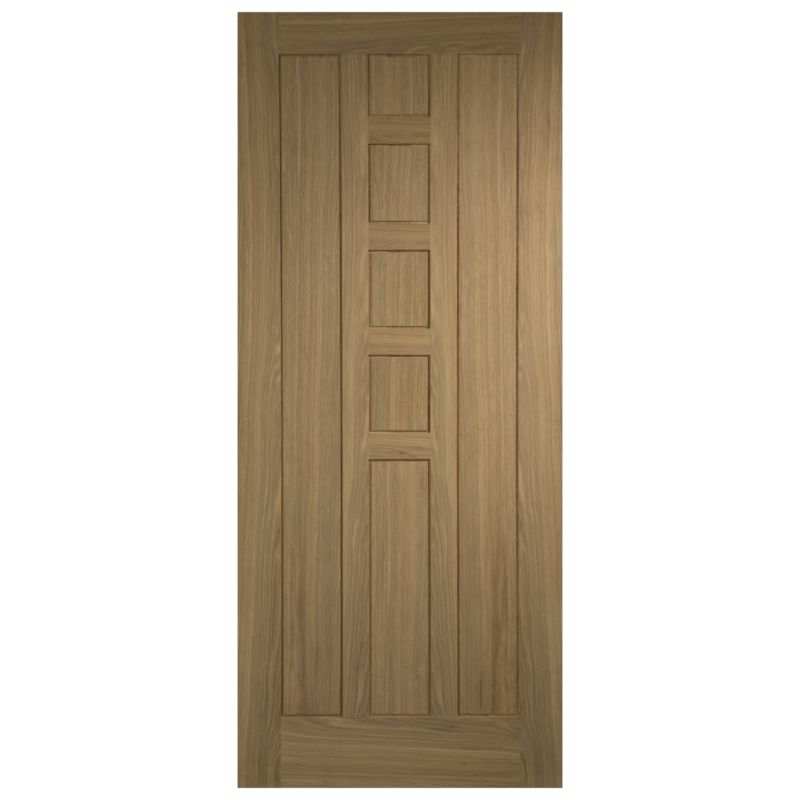 Medway Panelled Oak Veneer Exterior Door H2032 x W813x D44mm