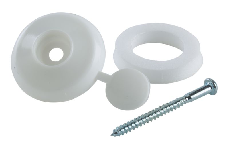 Ariel Corotherm Fixings For 10mm Polycarbonate Sheet 76410 White