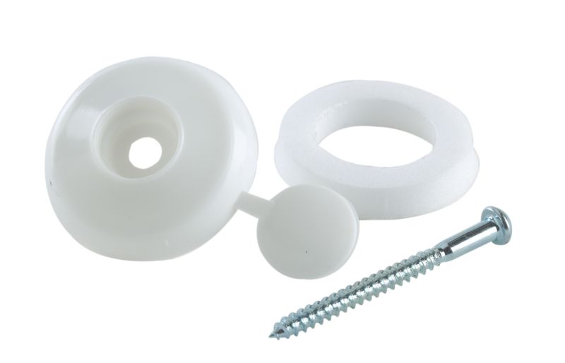 Ariel Corotherm Fixings For 16mm Polycarbonate Sheet 76411 White