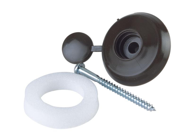 Ariel Corotherm Fixings For 16mm Polycarbonate Sheet 76413 Brown