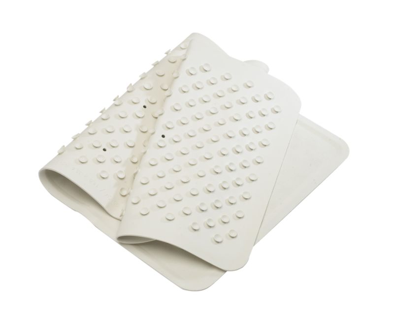 Croydex Rubagrip Bath Mat White (L)90cm x (W)37cm
