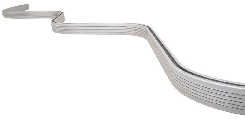 Croydex Bendy Rail Silver Effect
