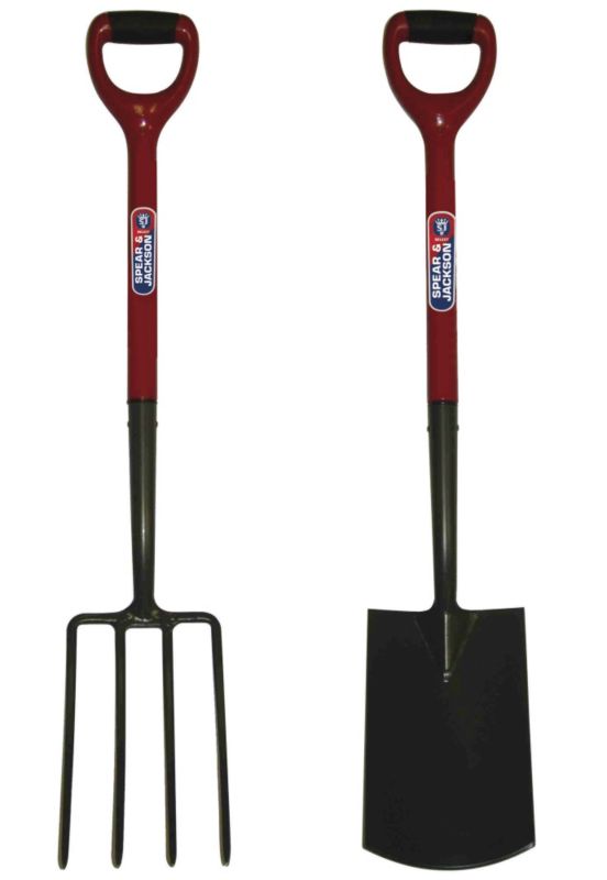 Carbon Steel Digging Fork and Spade