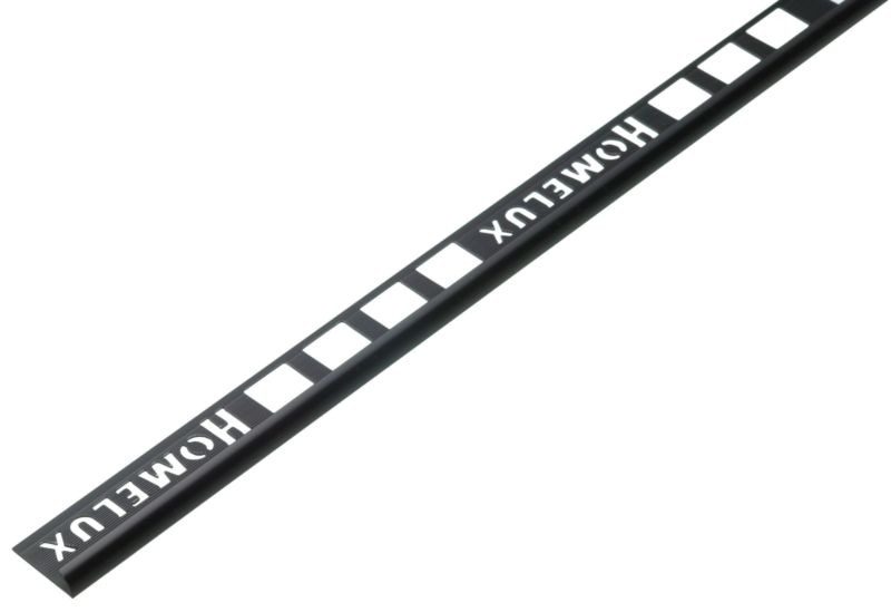 Homelux PVC Tiletrim Black H6 x L1830mm