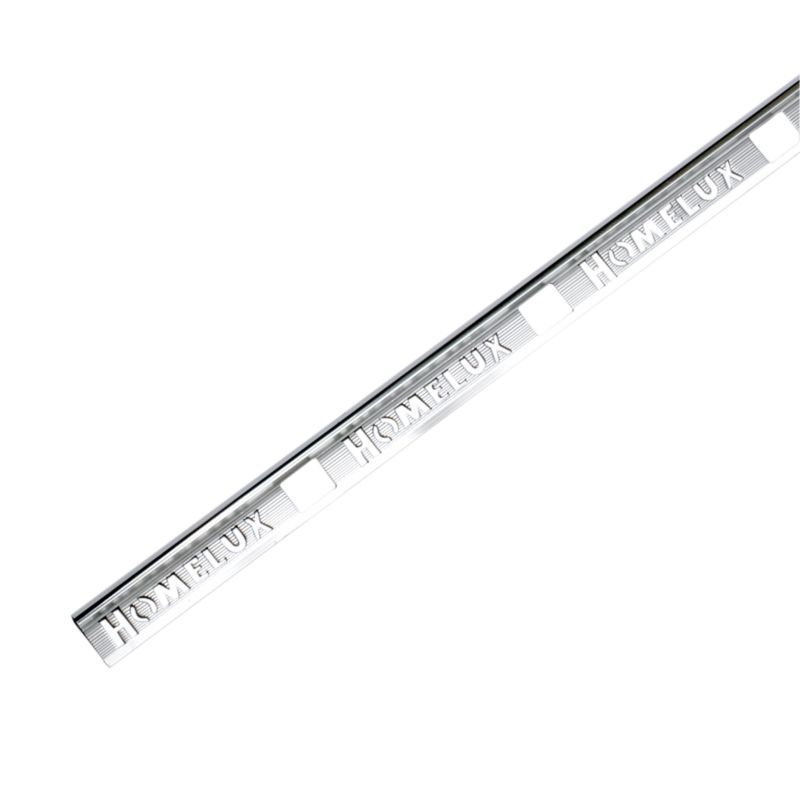Homelux Metal Tiletrim Silver Effect L1830mm x H6mm