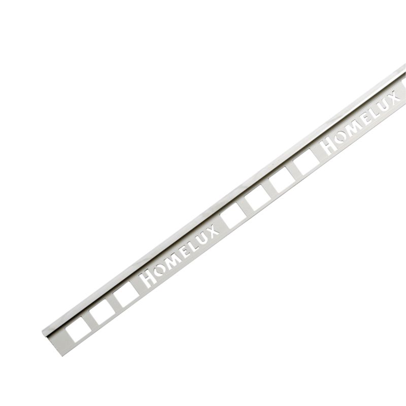 Homelux PVC Tiletrim 6 White marble Effect L1830mm x H6mm