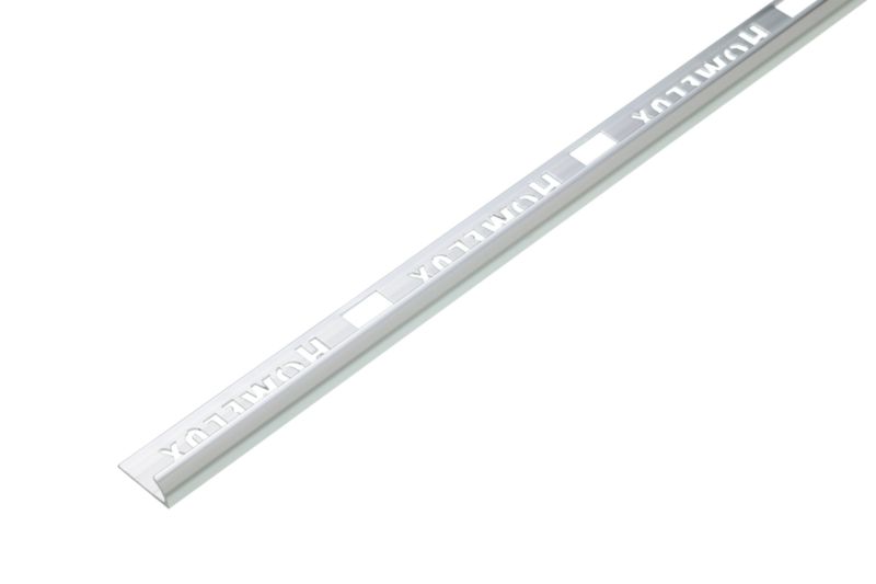 Homelux Aluminium Tiletrim Silver Effect H9 x L1830mm