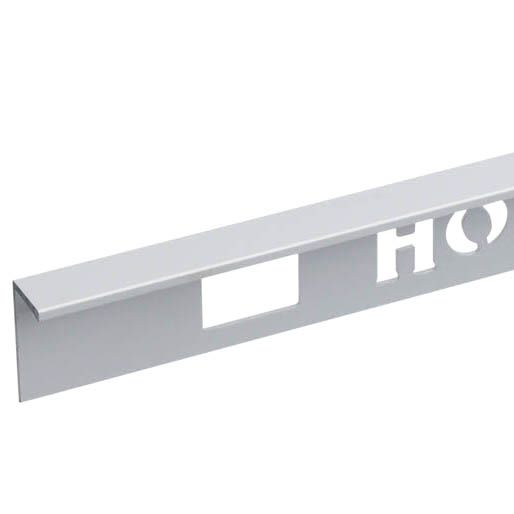 Homelux Tiletrim Square Edge Aluminium (L)2000mm x (H)10mm