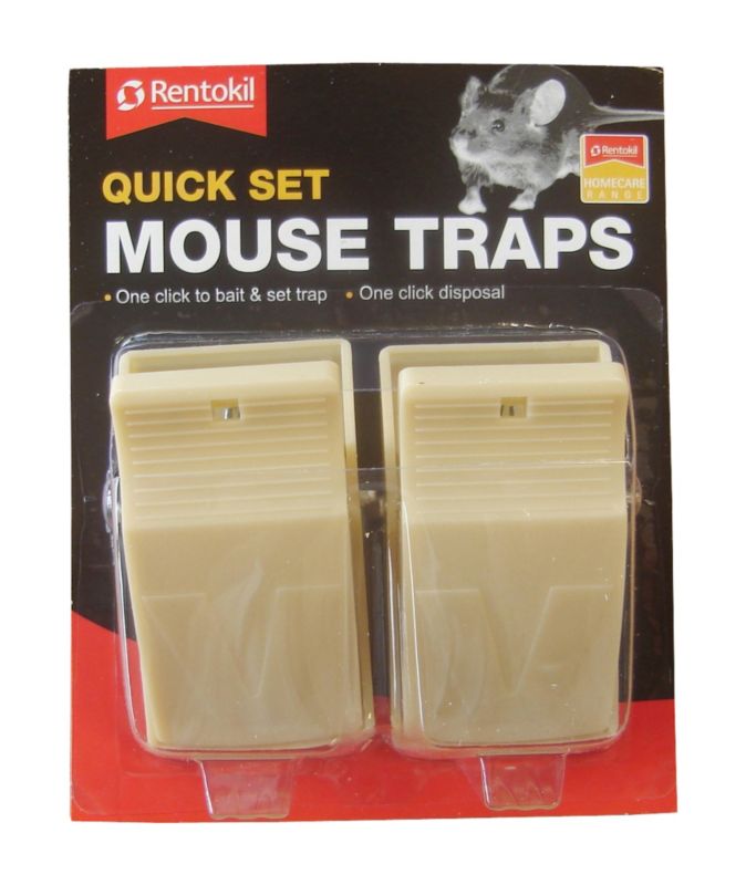 Rentokil Quickset Mouse Trap Twin Pack