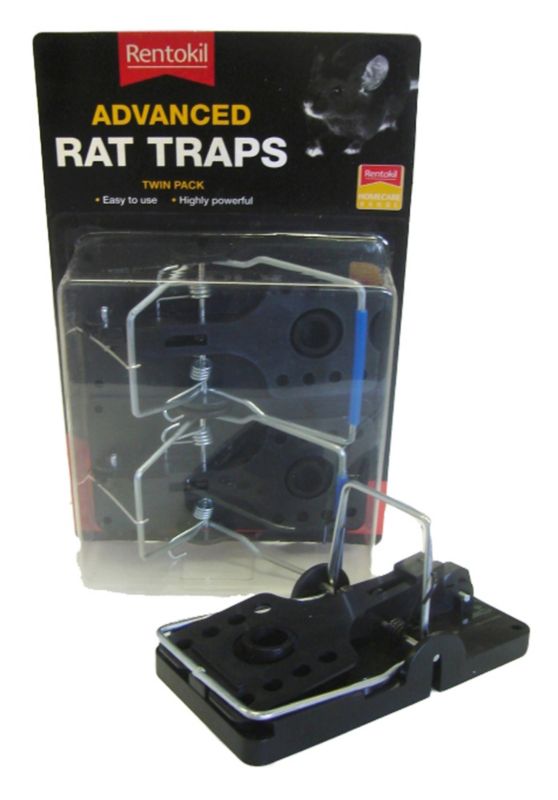 Rentokil Advanced Rat Traps Twin Pack Fr51