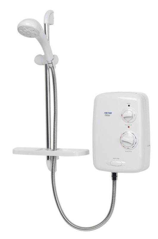 T80si 10.5kW Electric Shower White/Chrome