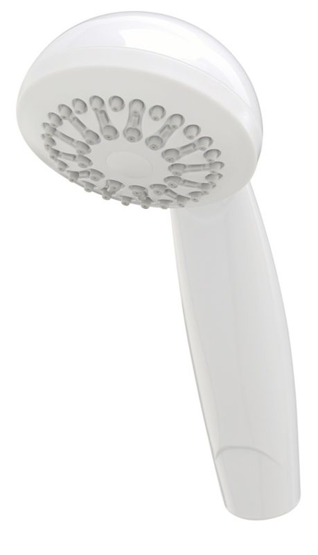 1 Position Shower Head White