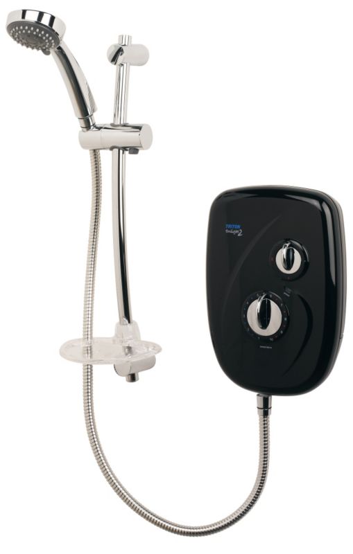 Triton Enlight II Manual Electric Shower Gloss Black 9.5kW