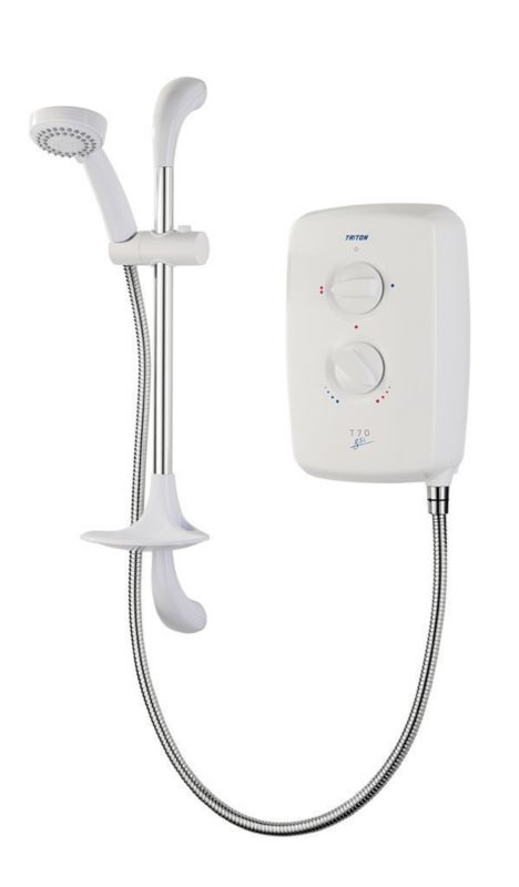Triton T70GSI Manual Electric Shower White 9.5kW - review, compare prices, buy online