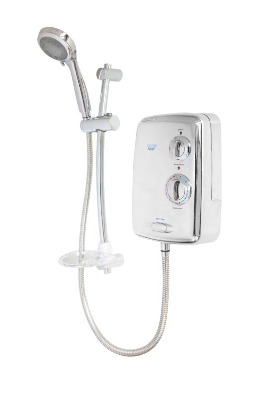 T80Si 8.5Kw Chrome Electric Shower