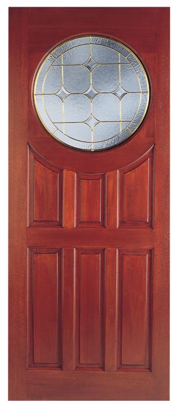 Chindwell Millennium Mortise/Tenon Triple Brass Glazed GLJM33 Stained (H)1981 x (W)838 x (D)44mm