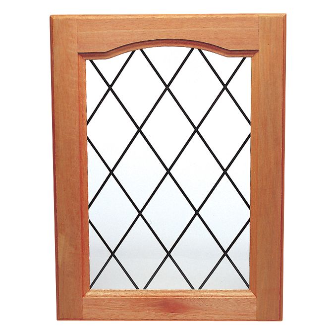 Tudor Glazed Hardwood Cabinet Door LT2421 24x21 Inches