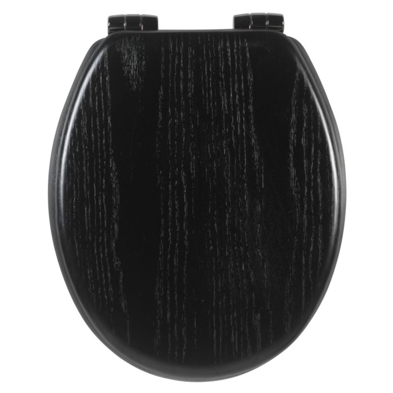 Soft Close Toilet Seat Black Ash