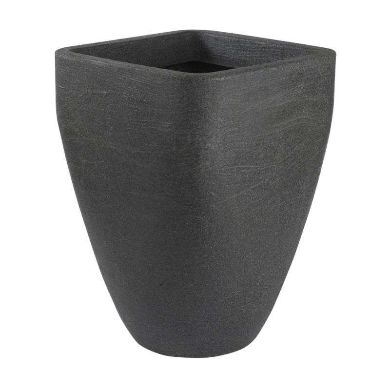 Sankey Square Top Round Base Pot Granite Dia 33cm