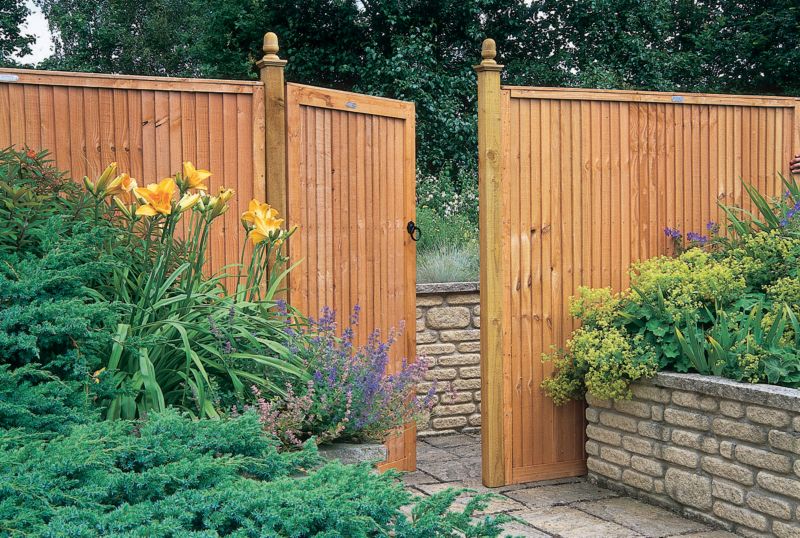 Board Gate Set Plus Posts Natural