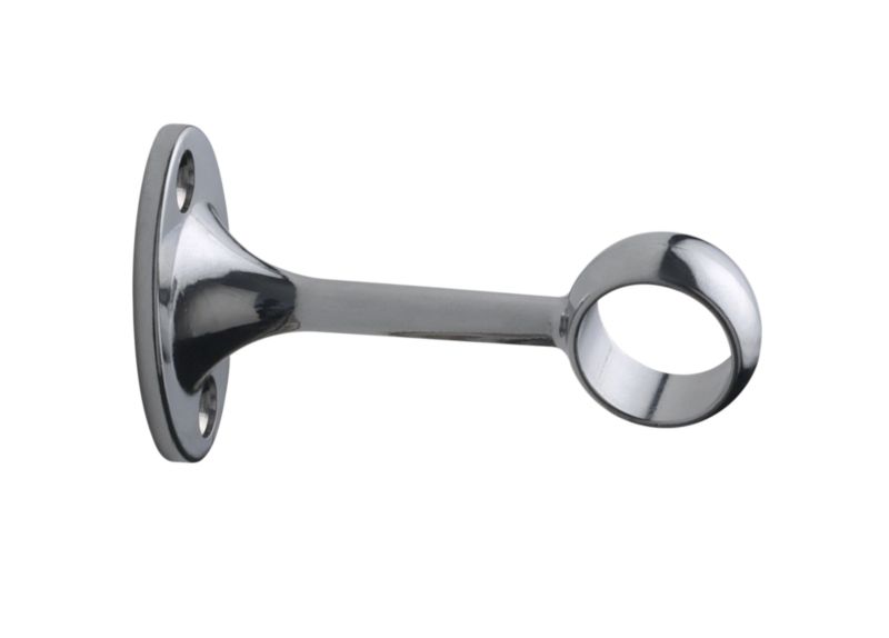 Colorail Deluxe Centre Bracket Q101AC Chrome Effect 19mm Dia