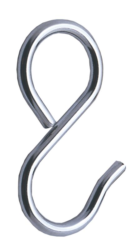 Colorail S Sliding Hooks Q509AC Chrome Effect 19mm Dia