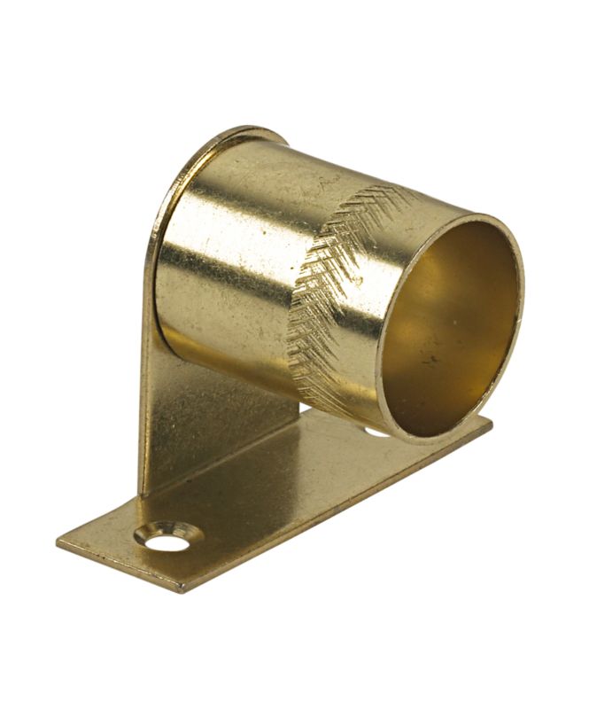 Colorail Standard Centre Bracket Q529AB Brass Effect 19mm Dia
