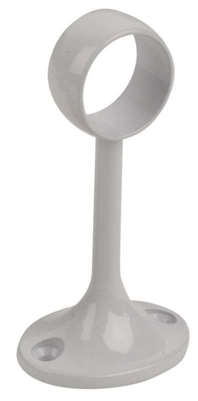 Colorail Deluxe Centre Bracket Q101AW White 19mm Dia