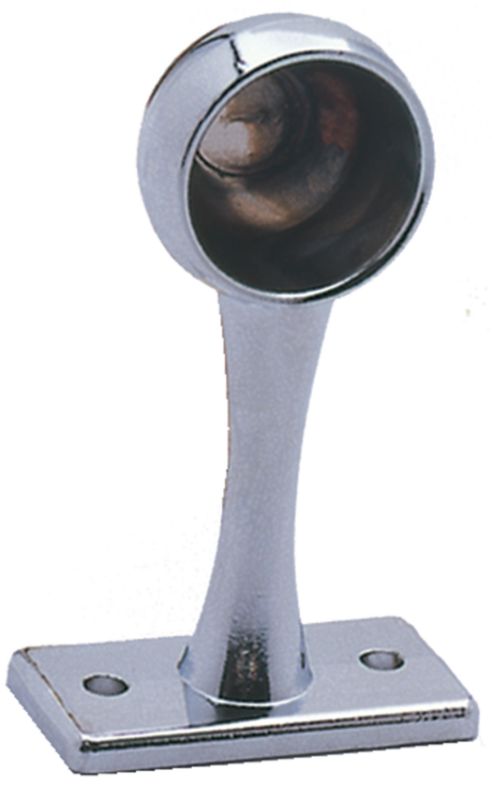 Colorail Standard End Brackets Q200BC Chrome Effect 25mm Dia