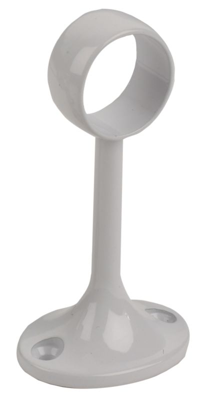 Colorail Deluxe Centre Bracket Q101BW White 25mm Dia