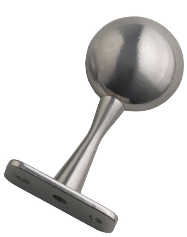 Colorail Standard End Bracket Q200BN Brushed Nickel Effect 25mm Dia