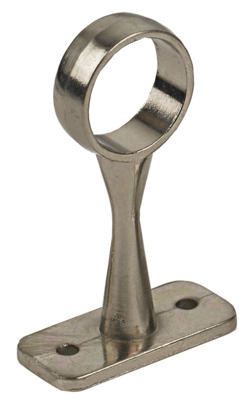 Colorail Standard Centre Bracket Q201AN Brushed Nickel Effect 19mm Dia