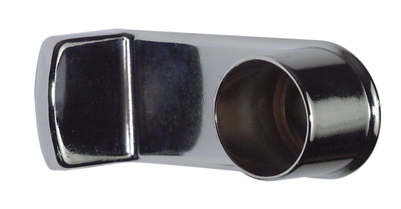 Colorail End Supports Q800BC Chrome Effect 25mm Dia