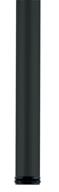 Alternative image for Rothley Table Leg L760XV Black H710mm x 76mm Dia