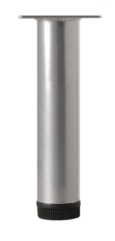Rothley Furniture Leg L110XP Silver Grey Effect H100mm x 32mm Dia