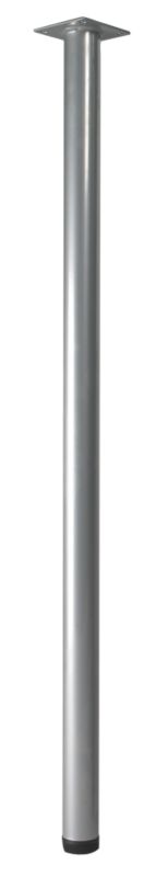Rothley Furniture Leg L130XP Silver Grey Effect H300mm x 32mm Dia