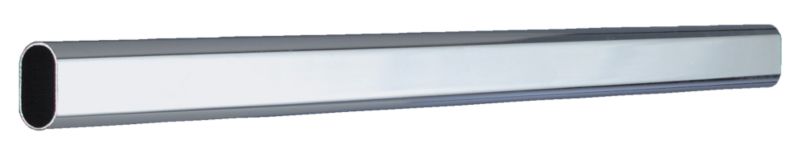 Colorail Steel Tube A004TC Chrome Effect Length 122m x 30mmx15mm Oval