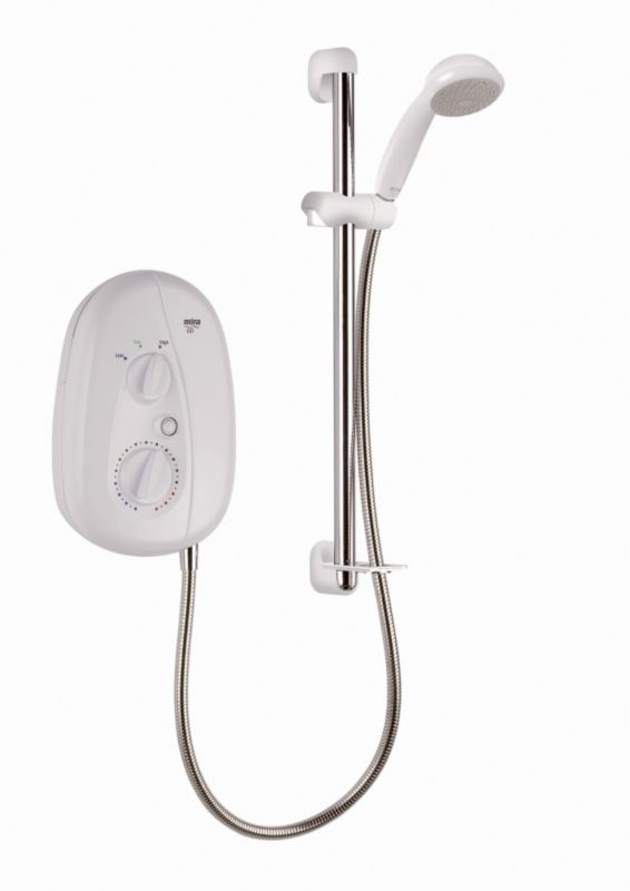 Go 10.8kw Electric Shower White