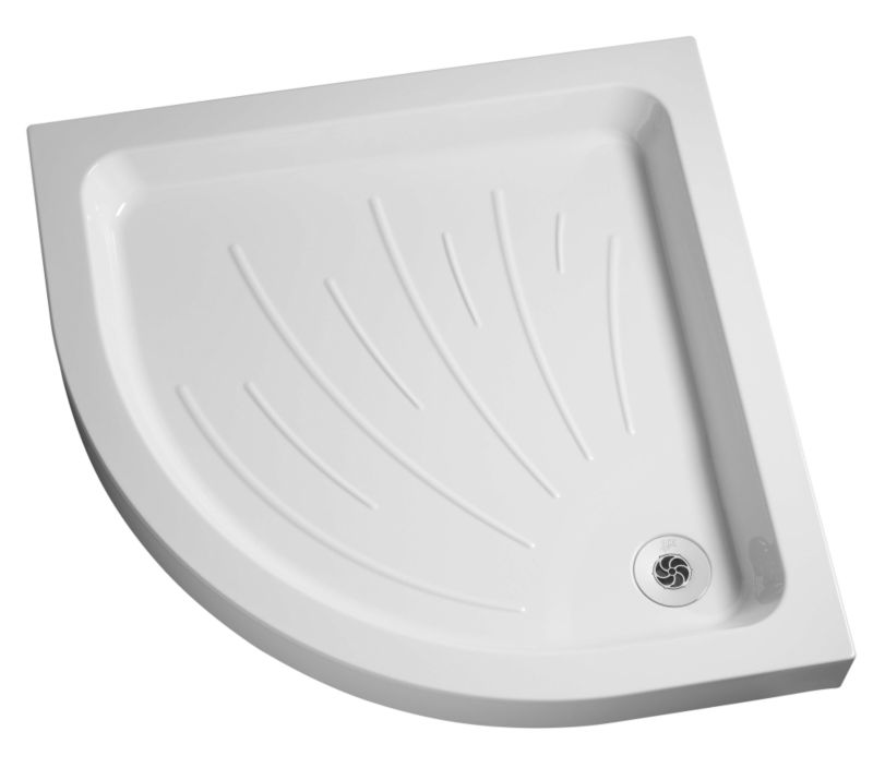 Mira Flight Quadrant Shower Tray with Riser Kit (L)800 x (W)800 mm